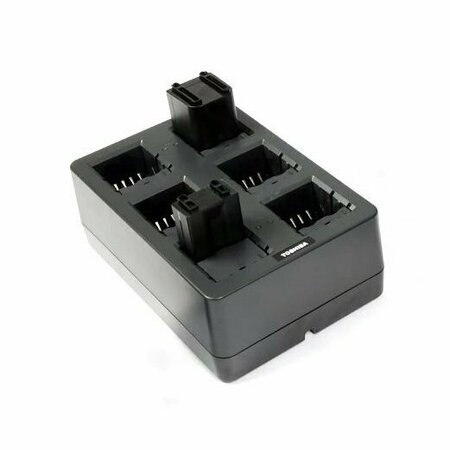 TOSHIBA 6 Slot Battery Charger for B-EP2, B-EP4, B-FP2, B-FP3 Mobile Printers BEP800CHG6QMR